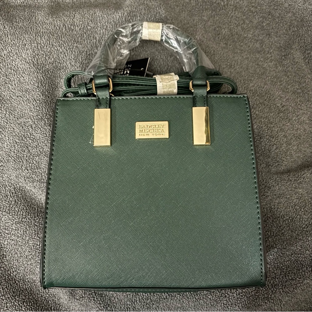 Badgley Mischka Green Handbag